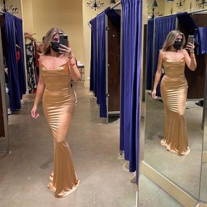 GOLDEN PROM / WEDDING DRESS